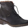 Selena 50 Ocean Blue Leather Ankle Boot