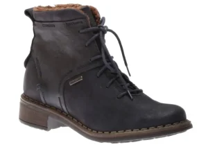 Selena 50 Ocean Blue Leather Ankle Boot