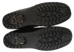 Side Zipper Grip Black Vegan Winter Boot