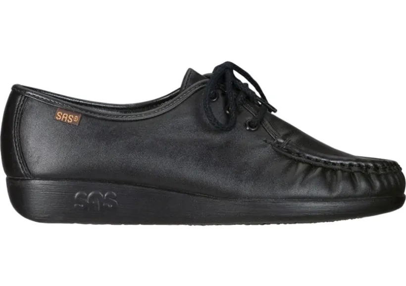 siesta_black_leather_lace_1.webp Siesta Black Leather Lace-Up Loafer