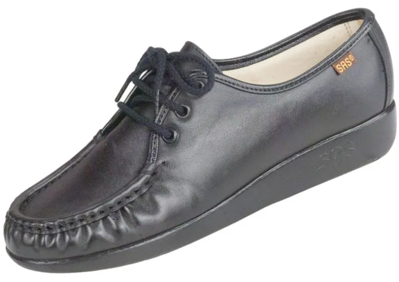 siesta_black_leather_lace_3.webp Siesta Black Leather Lace-Up Loafer
