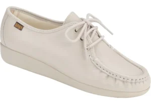 Siesta Bone Leather Lace-Up Loafer