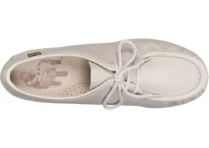 Siesta Bone Leather Lace-Up Loafer