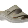 Slide 2 Avori Beige Double Strap Slide Wedge Sandal