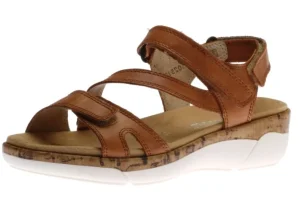 Soft Loose Tan Leather Sandal
