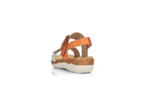 Soft White Orange Sandal