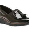 Softlack Black Patent Tassel Slip-On Loafer