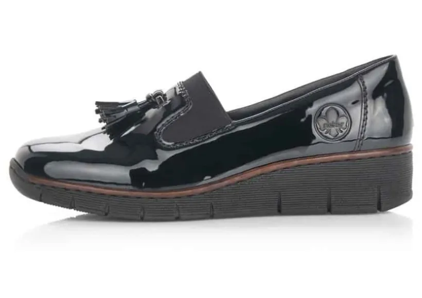 softlack_black_patent_tas_2.webp Softlack Black Patent Tassel Slip-On Loafer