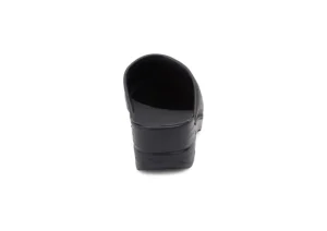 Sonja Black Oiled Leather Clog