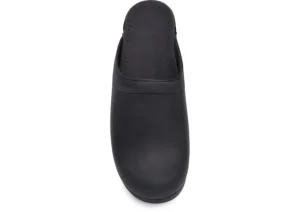 Sonja Black Oiled Leather Clog