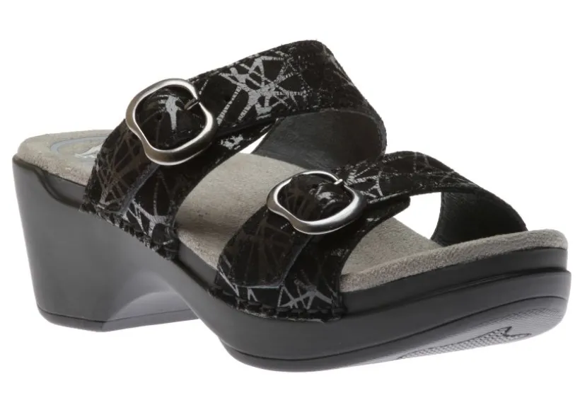 sophie_black_drizzle_sued_0.webp Sophie Black Drizzle Suede Leather Slide Sandal