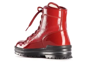 Sound Red Patent Winter Boot
