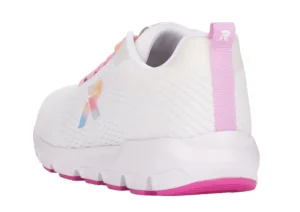 Sportec10 White Rainbow Lace-Up Sneaker
