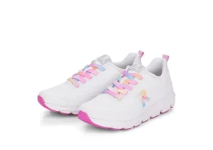 Sportec10 White Rainbow Lace-Up Sneaker