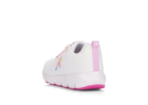 Sportec10 White Rainbow Lace-Up Sneaker