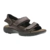 St Johnsbury Brown Leather Adjustable Sandal