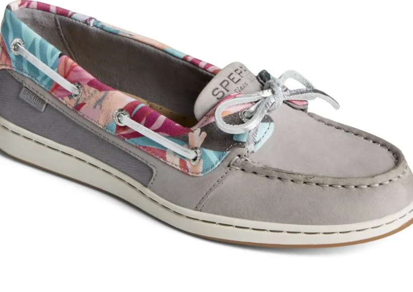 starfish_coral_floral_gre_0.webp Starfish Coral Floral Grey Multicolour Boat Shoe