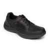 Stephen Black Leather Waterproof Shoe