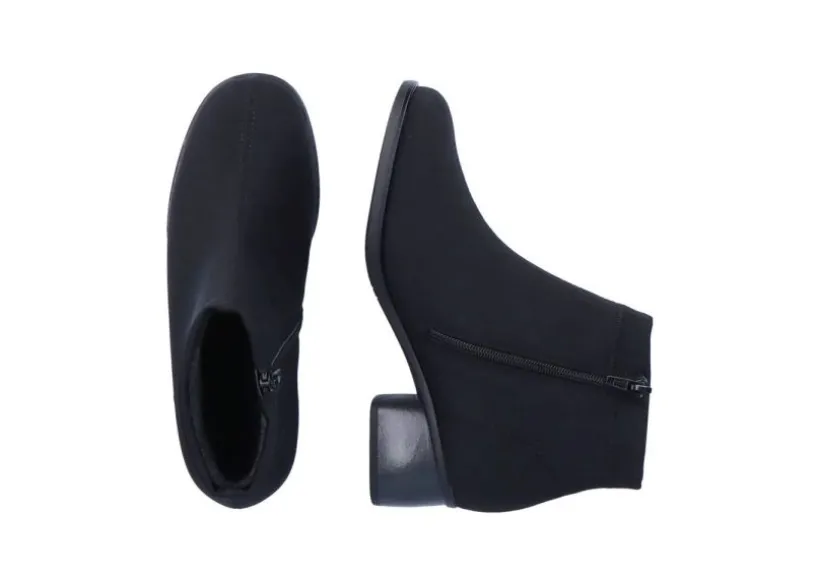 stretch_black_zipper_wate_1.webp Stretch Black Zipper Water-Resistant Ankle Boot