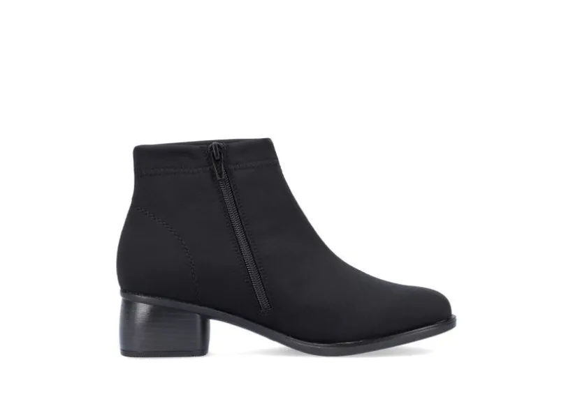 stretch_black_zipper_wate_3.webp Stretch Black Zipper Water-Resistant Ankle Boot
