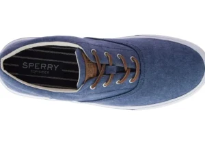 Striper II CVO Salt Washed Navy Canvas Lace-Up Sneaker