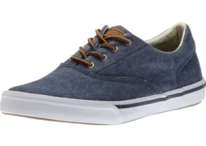 Striper II CVO Salt Washed Navy Canvas Lace-Up Sneaker