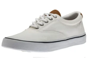 Striper II CVO White Canvas Lace-Up Sneaker