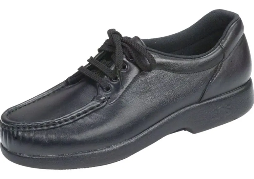 take_time_black_leather_l_3.webp Take Time Black Leather Lace-Up Loafer