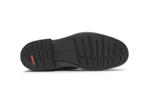Tanner Black Leather Slip-On Dress Shoe