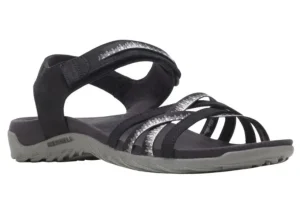 Terran 3 Cush Cross Black Sandal