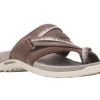 Terran 3 Cush Post Dark Earth Brown Thong Sandal