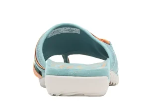 Terran 3 Cush Post Mineral Blue Thong Sandal