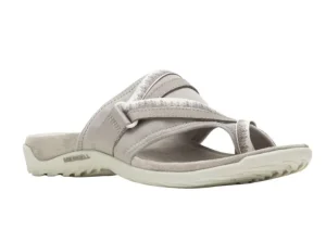 Terran 3 Cush Post Moon Beige Wide Width Thong Sandal