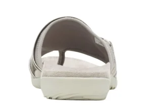 Terran 3 Cush Post Moon Beige Wide Width Thong Sandal