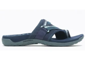 Terran 3 Cush Post Navy Thong Sandal