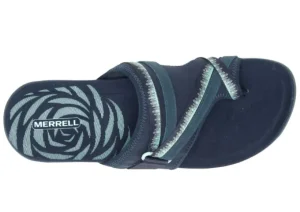 Terran 3 Cush Post Navy Thong Sandal