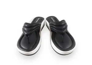 Toe Thong Blk Napa