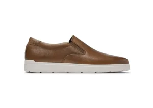 Total Motion Lite Cognac Brown Leather Slip-On Sneaker