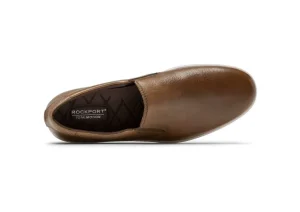 Total Motion Lite Cognac Brown Leather Slip-On Sneaker