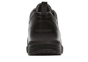 Trustride Waterproof Black Leather Lace-Up Sneaker