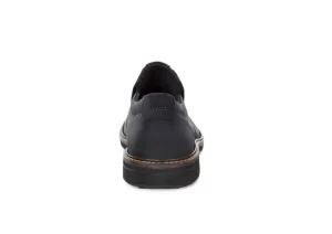 Turn Black Leather Gore-Tex Waterproof Slip-On Shoe