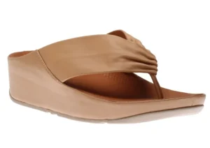 Twiss Blush Leather Thong Sandal