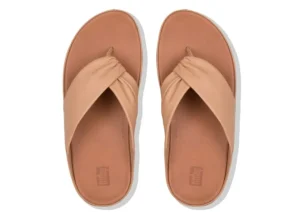 Twiss Blush Leather Thong Sandal