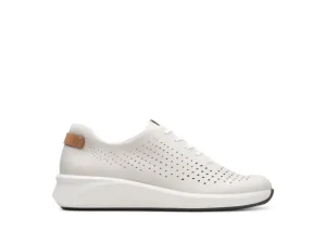 Un Rio Tie White Nubuck Leather Sneaker