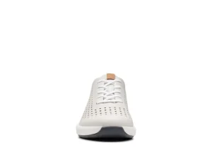 Un Rio Tie White Nubuck Leather Sneaker