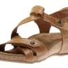 Universe Camel Leather Z-Strap Sandal