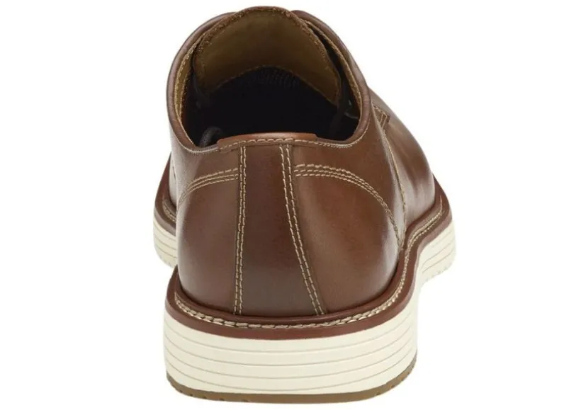 upton_tan_brown_leather_p_1.webp Upton Tan Brown Leather Plain Toe Derby Dress Shoe