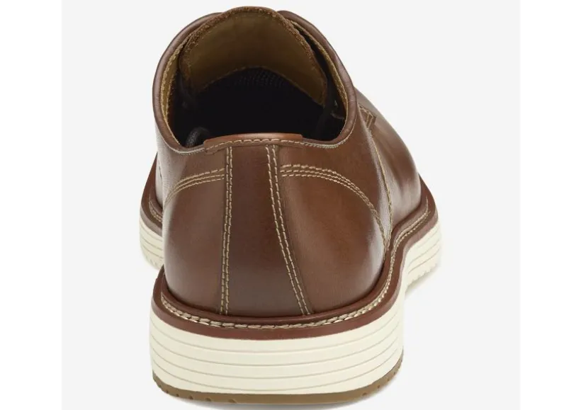 upton_tan_brown_leather_p_3.webp Upton Tan Brown Leather Plain Toe Derby Dress Shoe