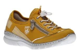 Valletta Canary Yellow Slip-On Bungee Sneaker
