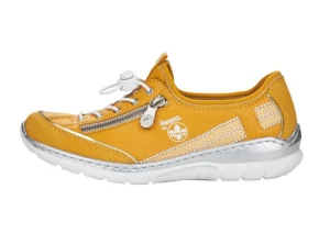 Valletta Canary Yellow Slip-On Bungee Sneaker